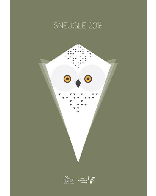 Dansk Ornitologisk Forening Kunstugle 2016 plakat