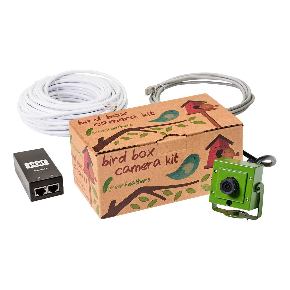 Green Feathers HD kamera med netværkskabel til redekasser