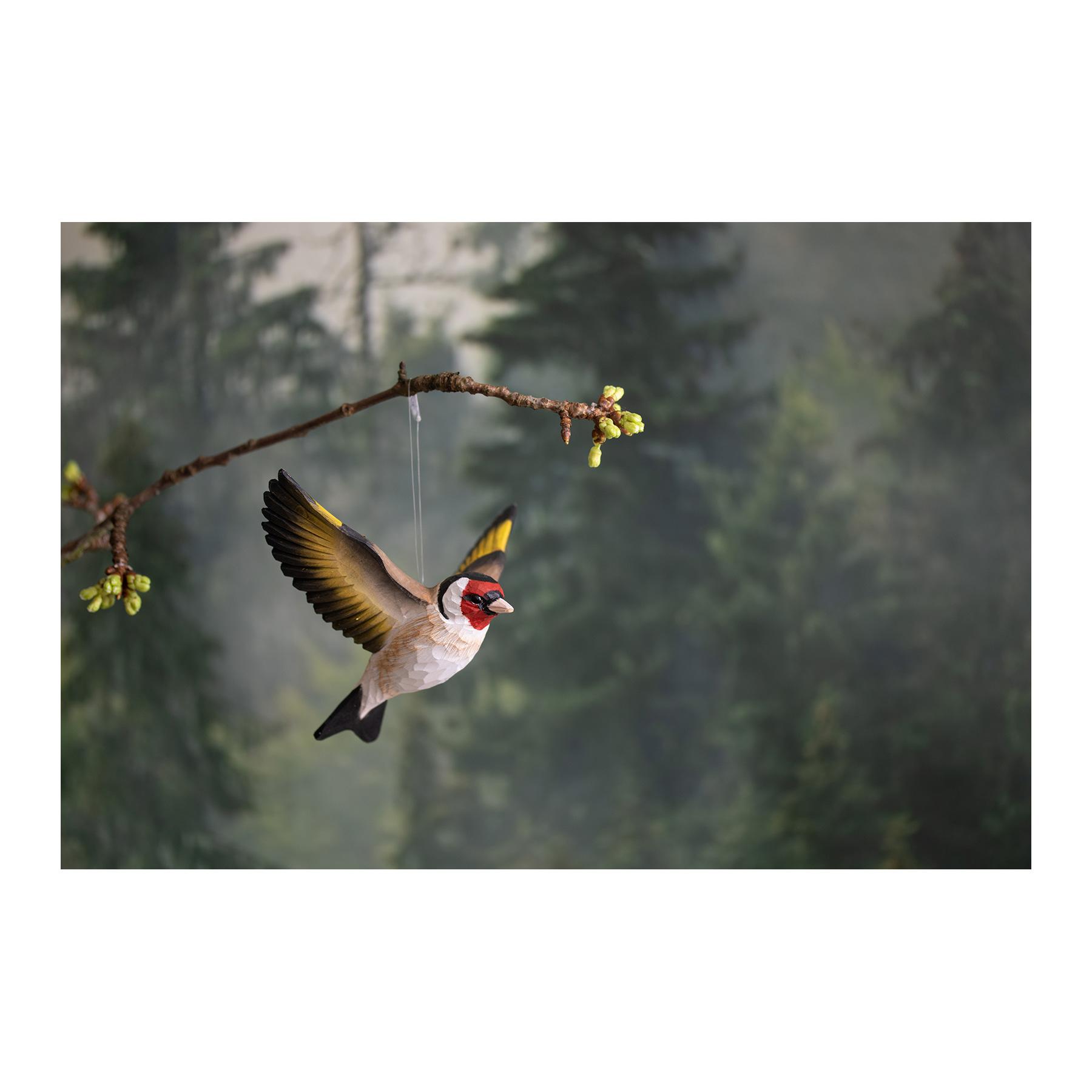 Wildlife Garden Decobird Flyvende stillits dekorationsfugl